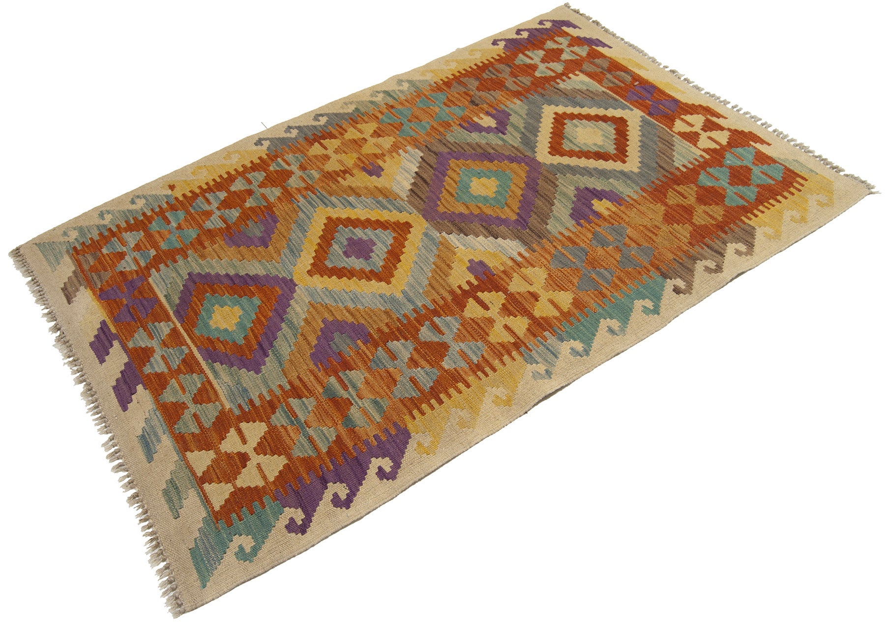 Kilim 120X82 CM Oryginalny, ręcznie robiony, łatwy do czyszczenia, styl plemienny