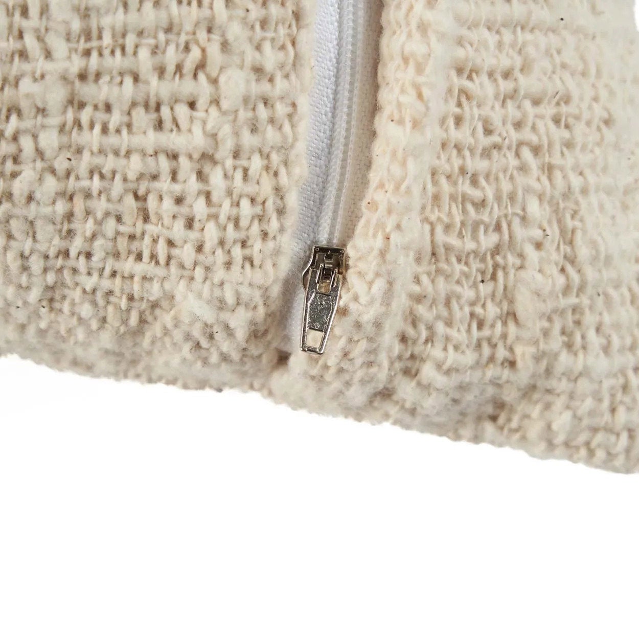 Housse De Coussin Isla Palm - Naturel Blanc - 5