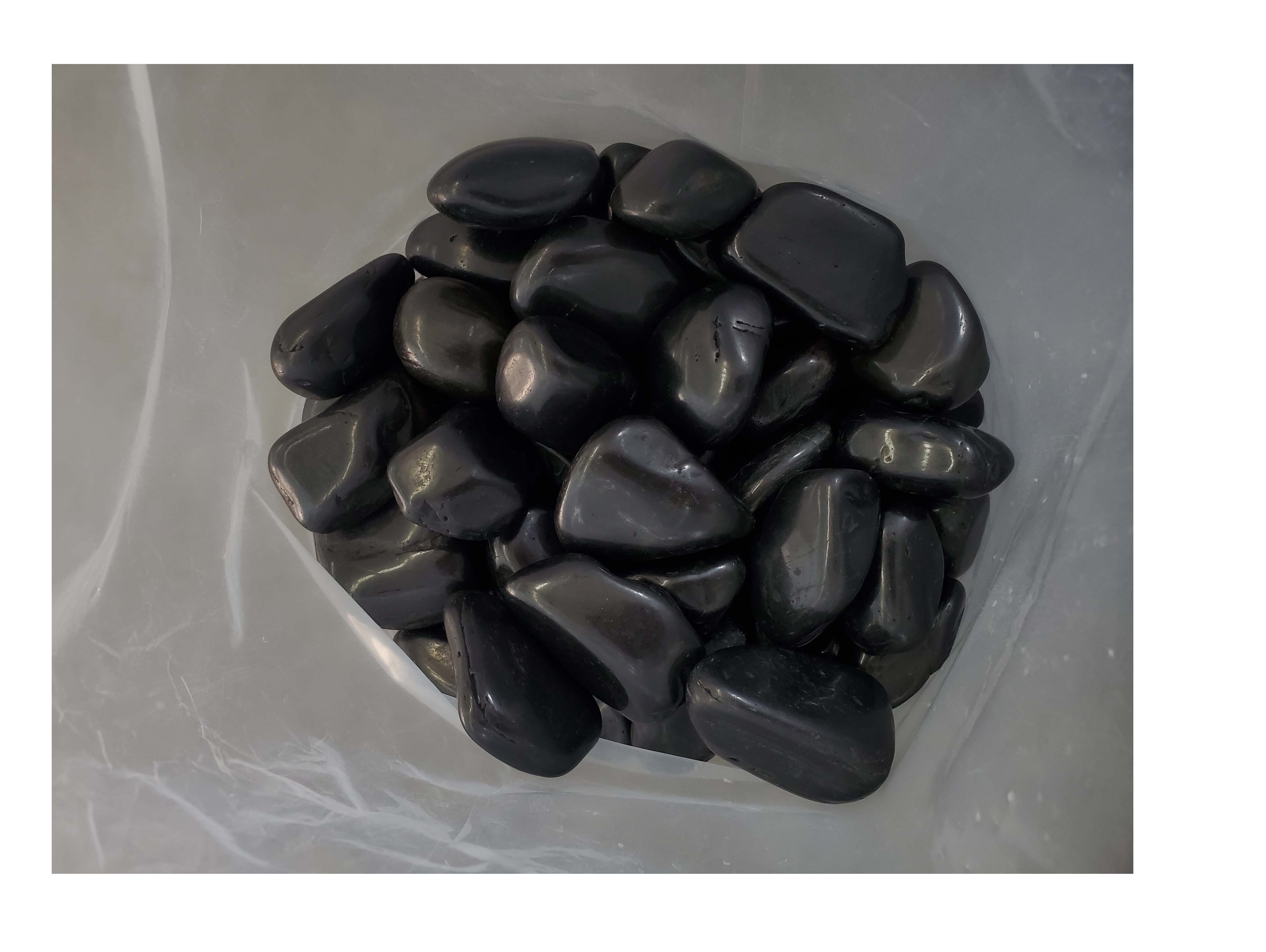 80kg Guijarro pulido Grava brillante Guijarros de río Guijarros Grava de jardín Grava decorativa * - 4