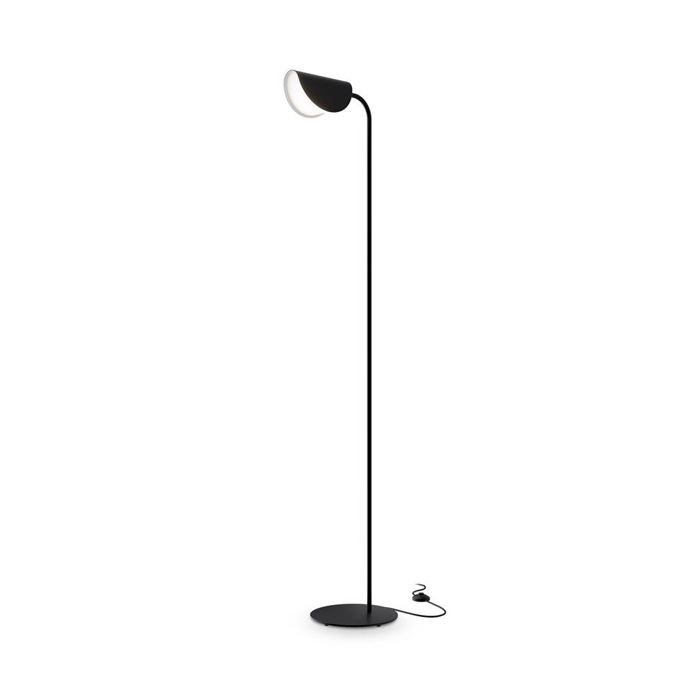 Lampa podłogowa stojąca Mollis czarna 1xG9x28W wym: 140 x 32,5 x 23 cm metal Maytoni