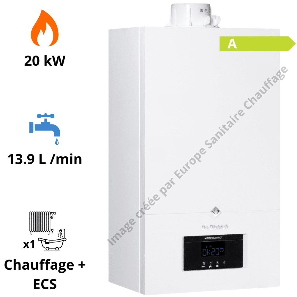 Chaudière gaz condensation MPX 2 29 Mi Compact De Dietrich Avec — free download