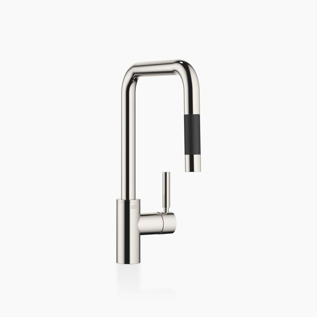 Dornbracht ENO Mitigeur monocommandé Pull-out avec fonction douche, 33876760-99, Farbe: foncé Platine mat | Leroy Merlin