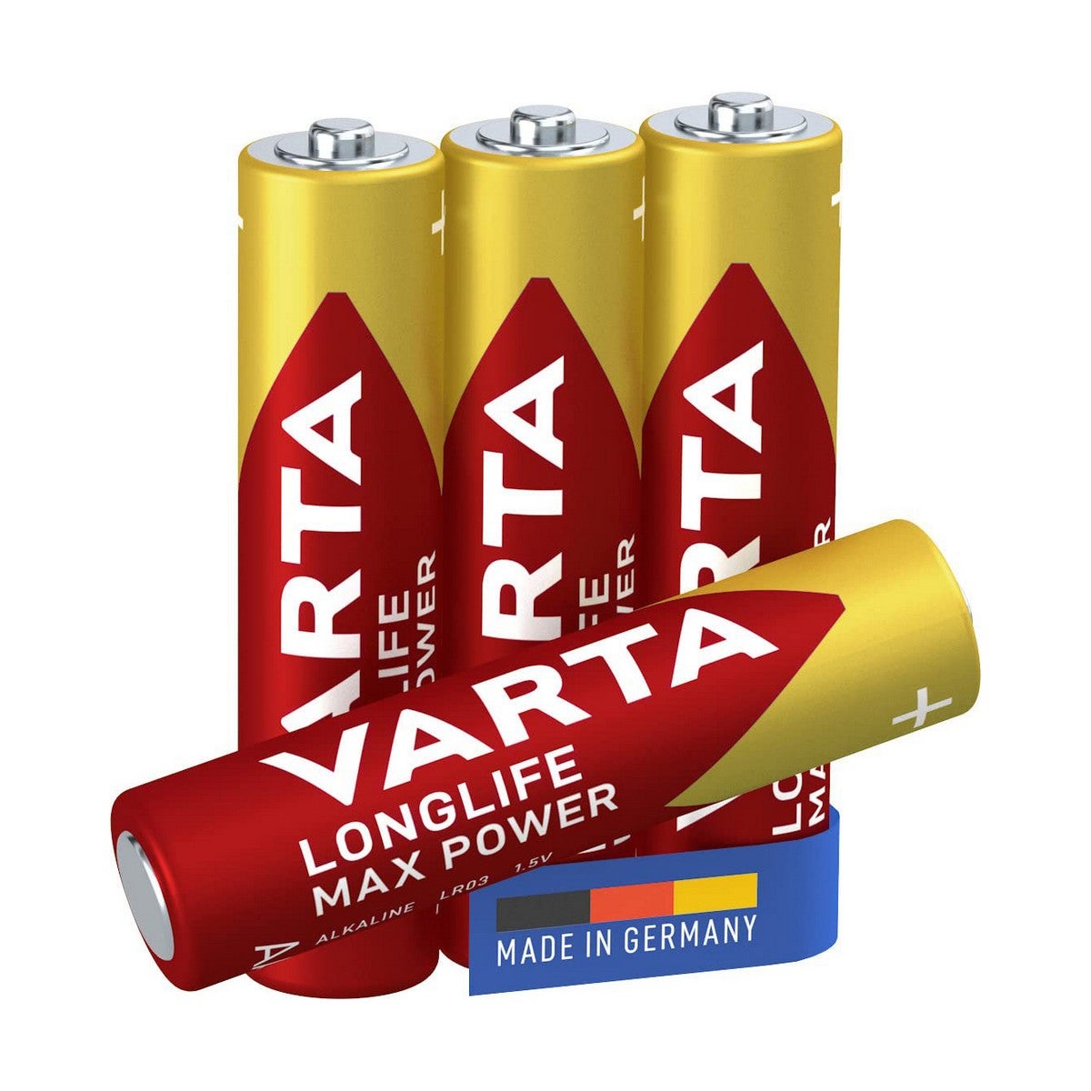 4 Piles LongLife VARTA AAA Max Power Alcaline - 5