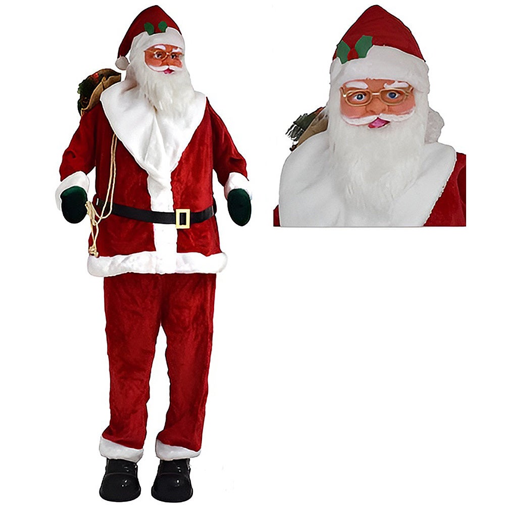 Vestito Rosso Di Babbo Natale Costume Babbo Natale Americano In
