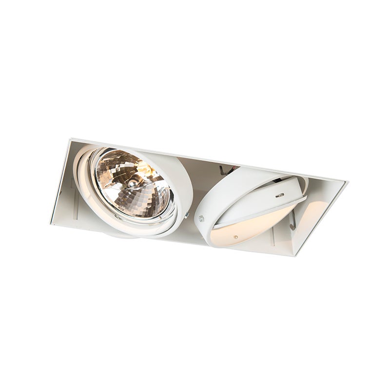 Qazqa reflektory wpuszczane - Oneon Trimless 111 - biały, g53, max. 50w, 12v-an-additional-transformer-is-requiredV, 29.9cm, z 2