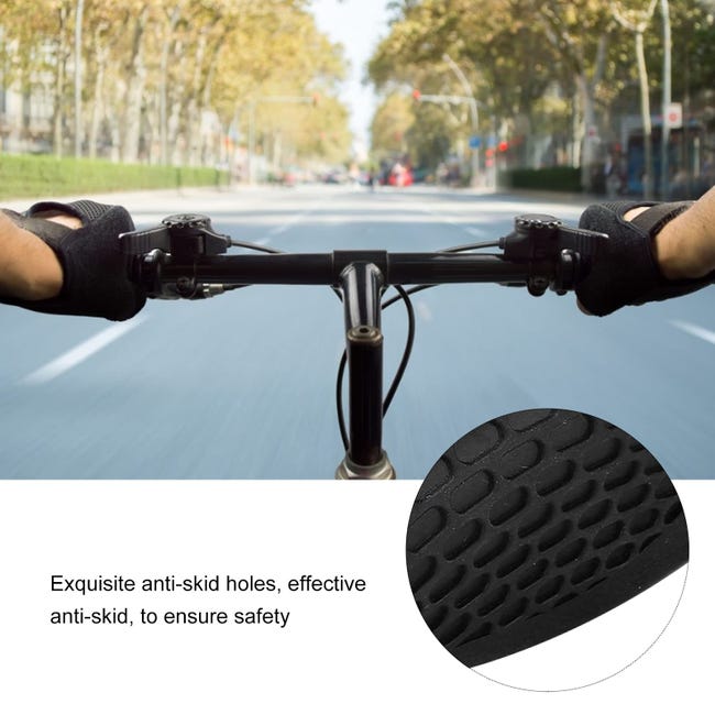 GUIDON,white--Poignée de guidon de vélo en caoutchouc antidérapante GUIDON,white--Poignée de guidon de vélo en caoutchouc antidérapante