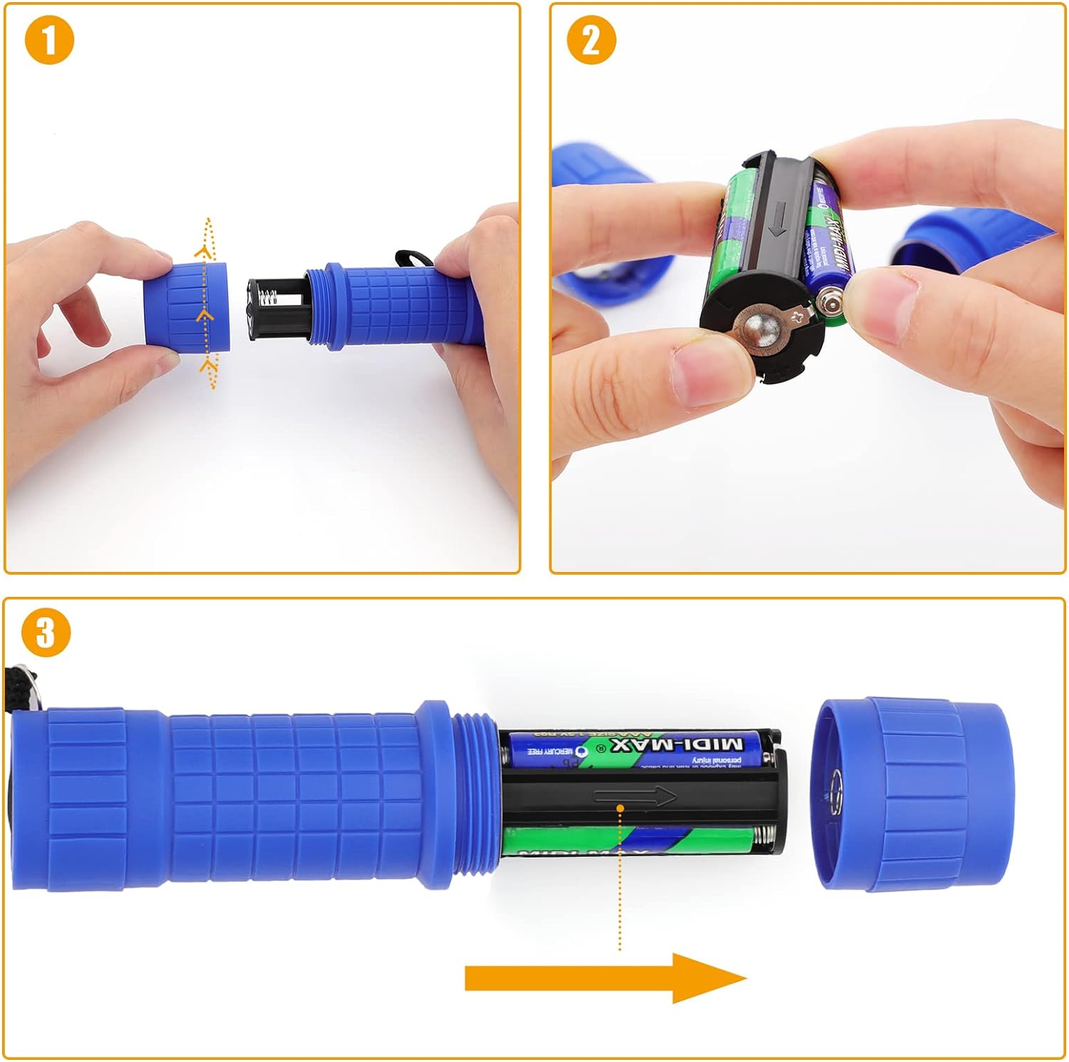 GOMETY Mini Lampe Torche LED 4 Cm – Porte-clés Lumineux Multicolore Pour Enfants Et Urgences Outdoor