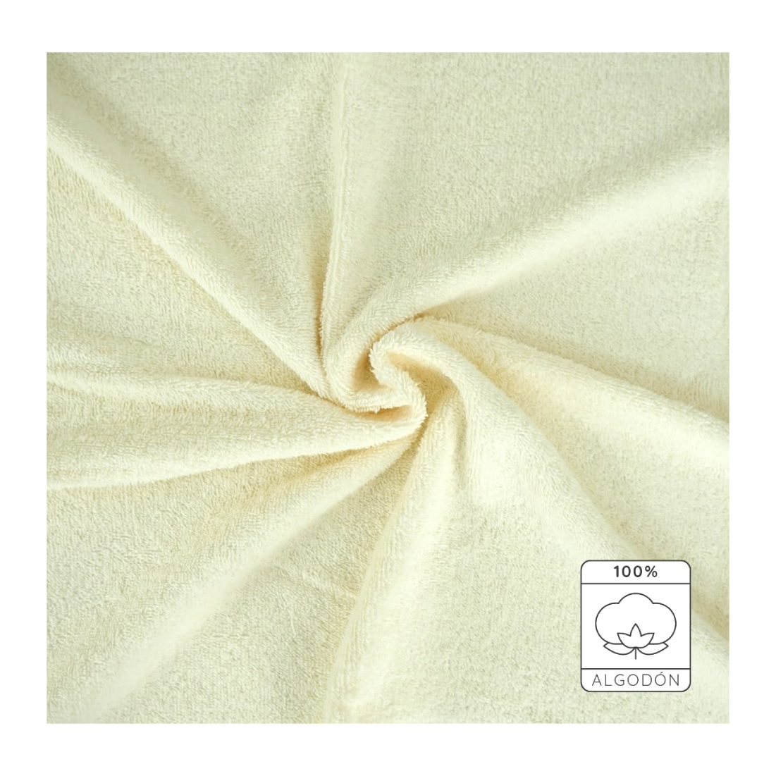 Conjunto com 6 Toalhas de Banho Grandes – 70x130cm (Cor Bege) - 2