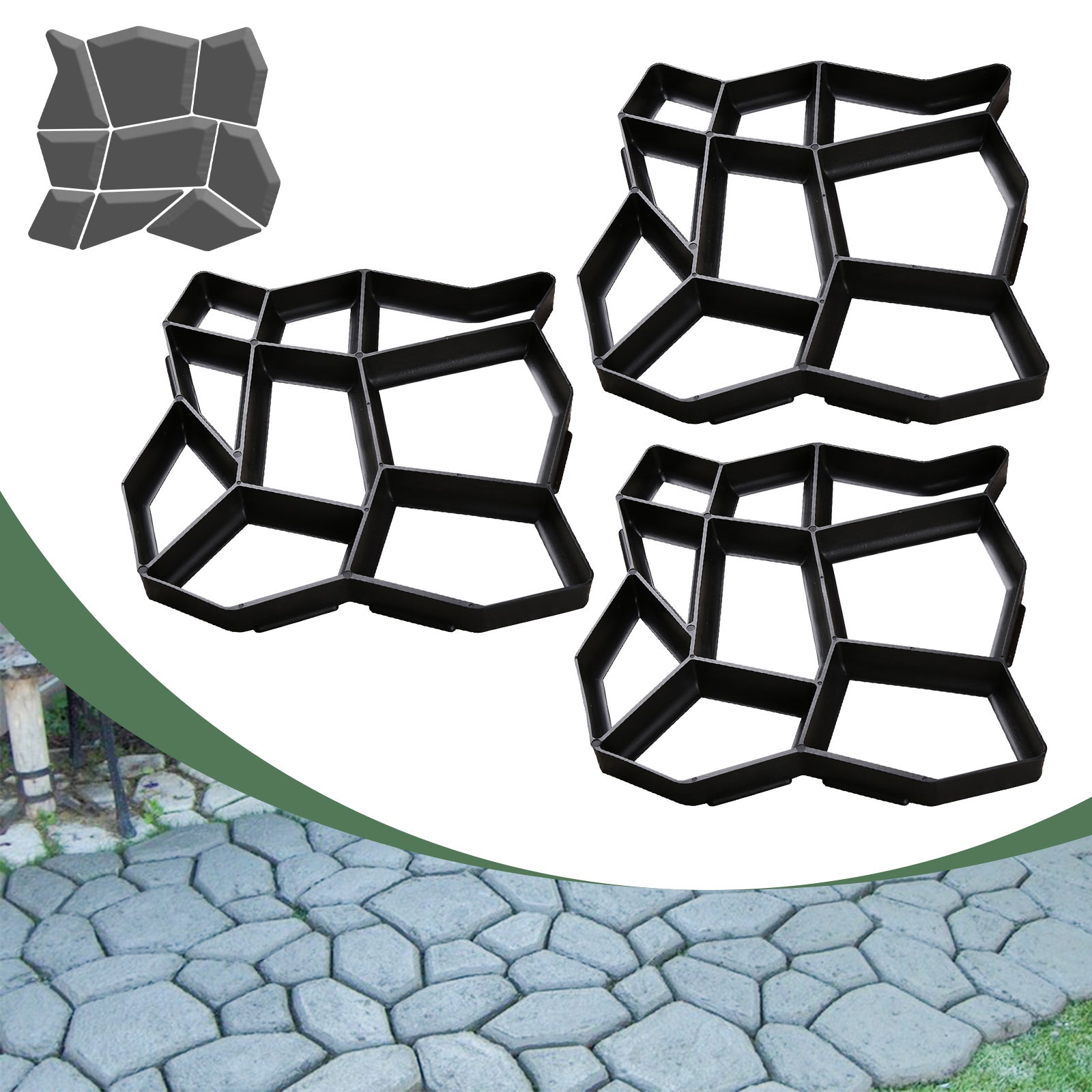 Moule En Béton Matrice Effet Pierre – Revêtement 3D – Caoutchouc Italie
