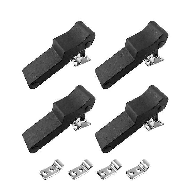Lot De 4 Loquets Flexibles Caoutchouc Avec Poignée T - Remplacement Boîte à Gants 112mm
