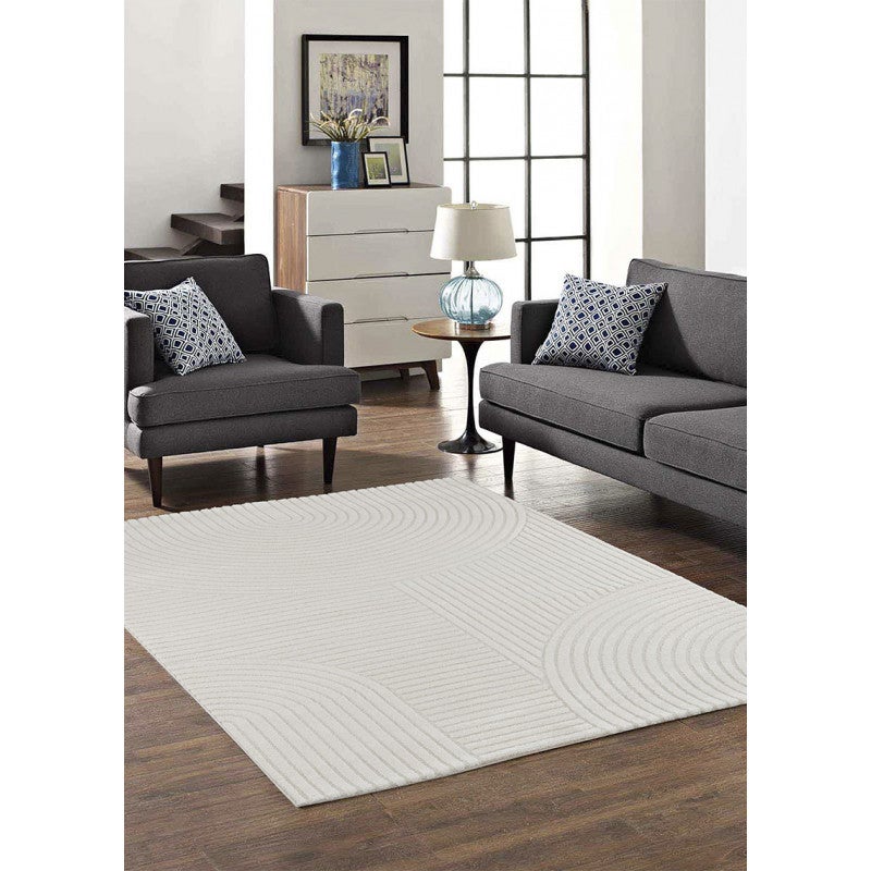 Tapis arc crème MONACO 52 Crème - 80x300 cm | Leroy Merlin