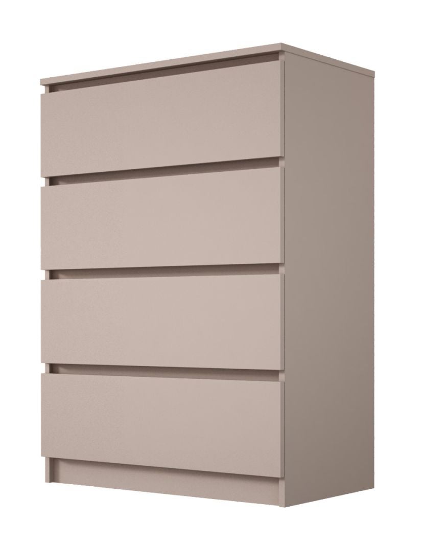 Komoda, 4 szuflady, toffi, 70 x 39 x 101 cm