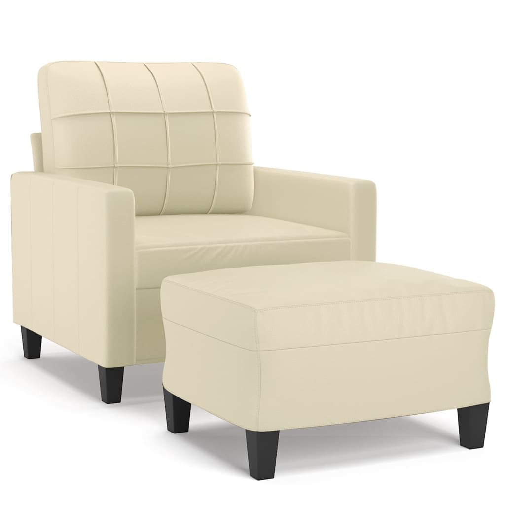 VidaXL Fauteuil Inclinable électrique Crème Tissu - La Poste