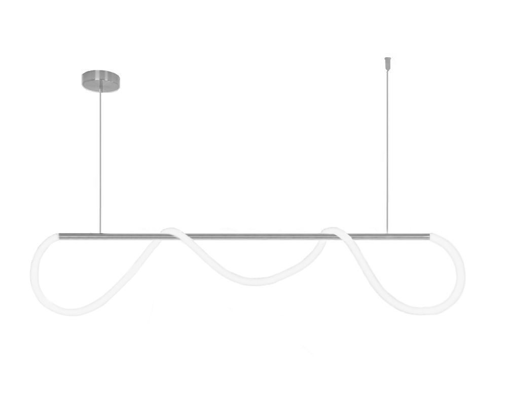 Lampa Sufitowa Wisząca Toolight Led App855-Cp Long Chrom Led
