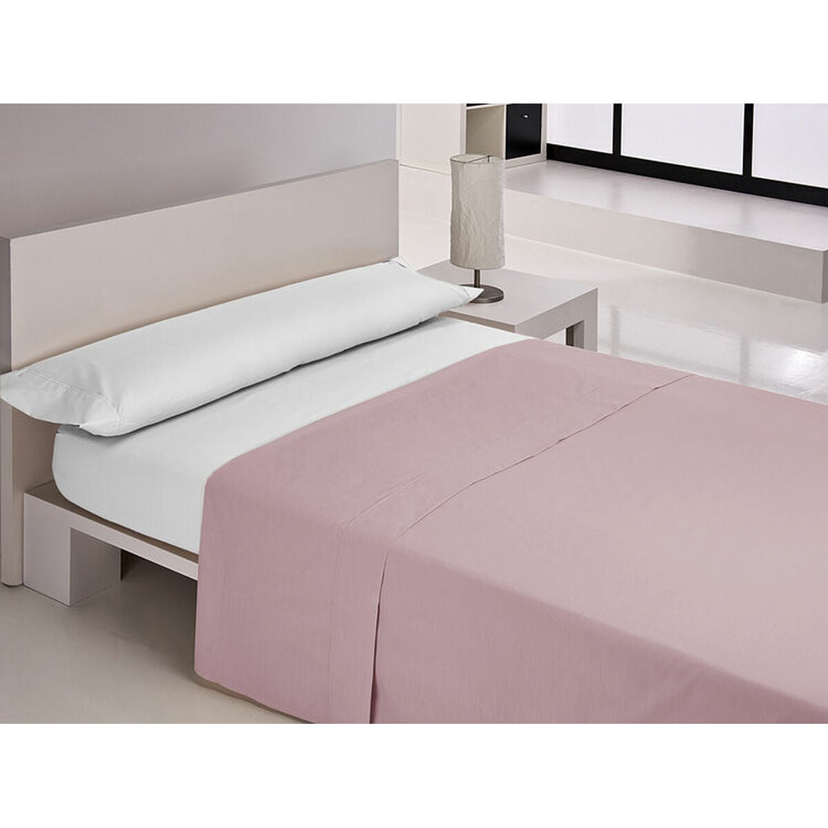 Sábana encimera happy home mix colors malva cama de 135