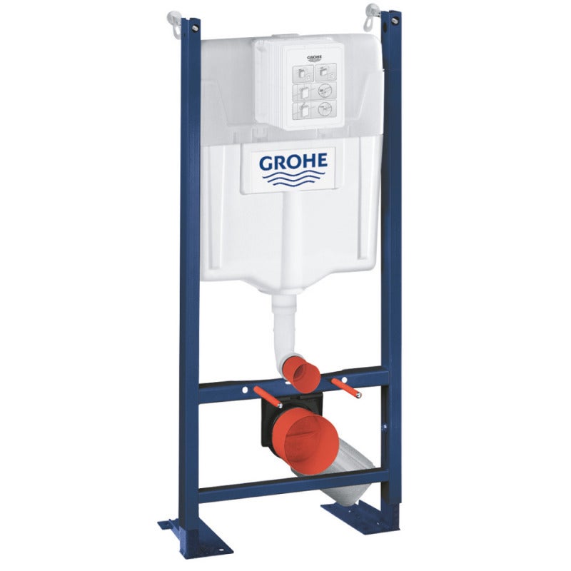 Grohe Pack WC Bâti Autoportant Rapid SL + WC suspendu Jika Neo avec abattant + Plaque chrome (ProjectS-LinePro-1) - 2