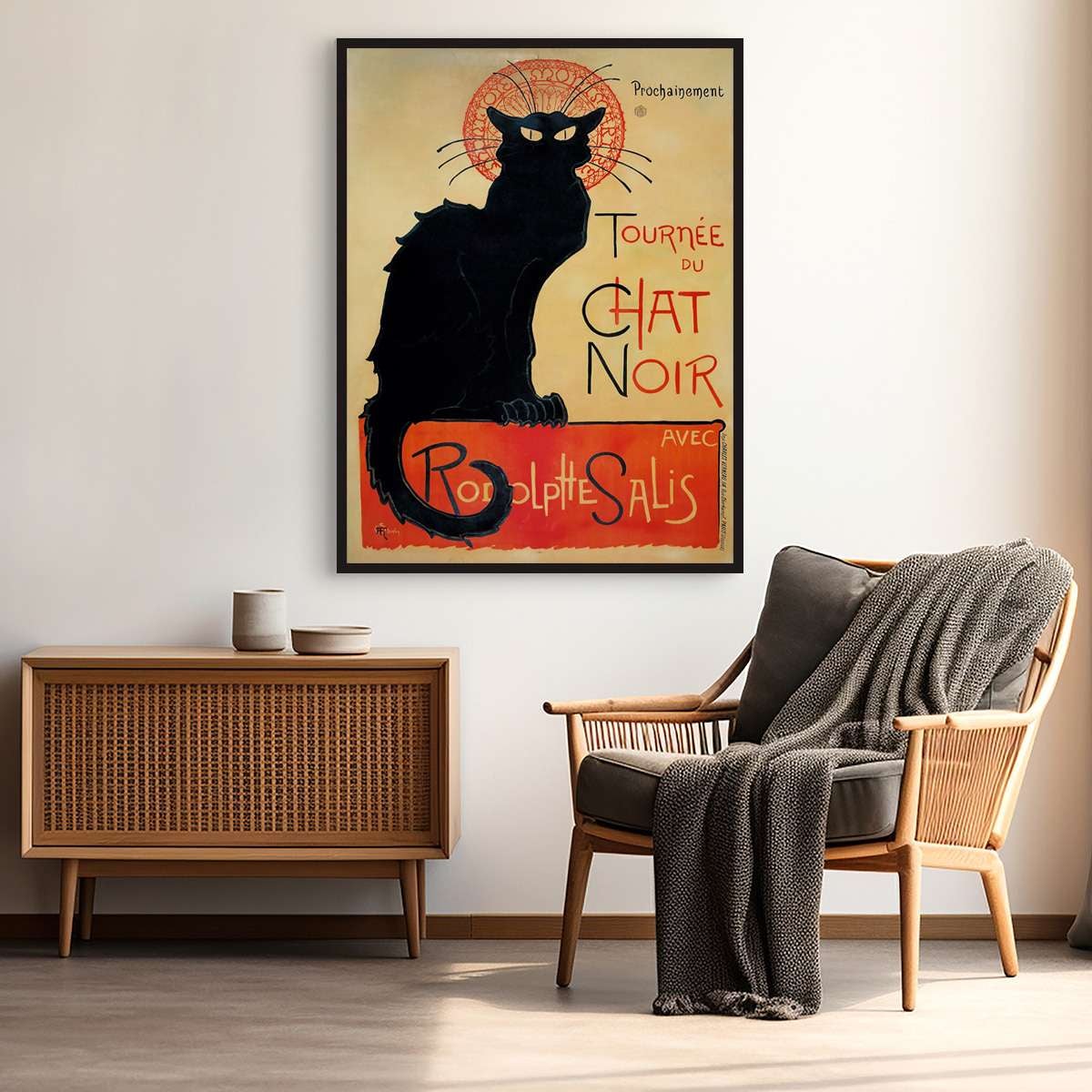 Affiche Déco Voyage Avec Renard D'automne, Chat, Sorcière - Impression Sur Toile Sans Cadre 20x30 Cm - 5