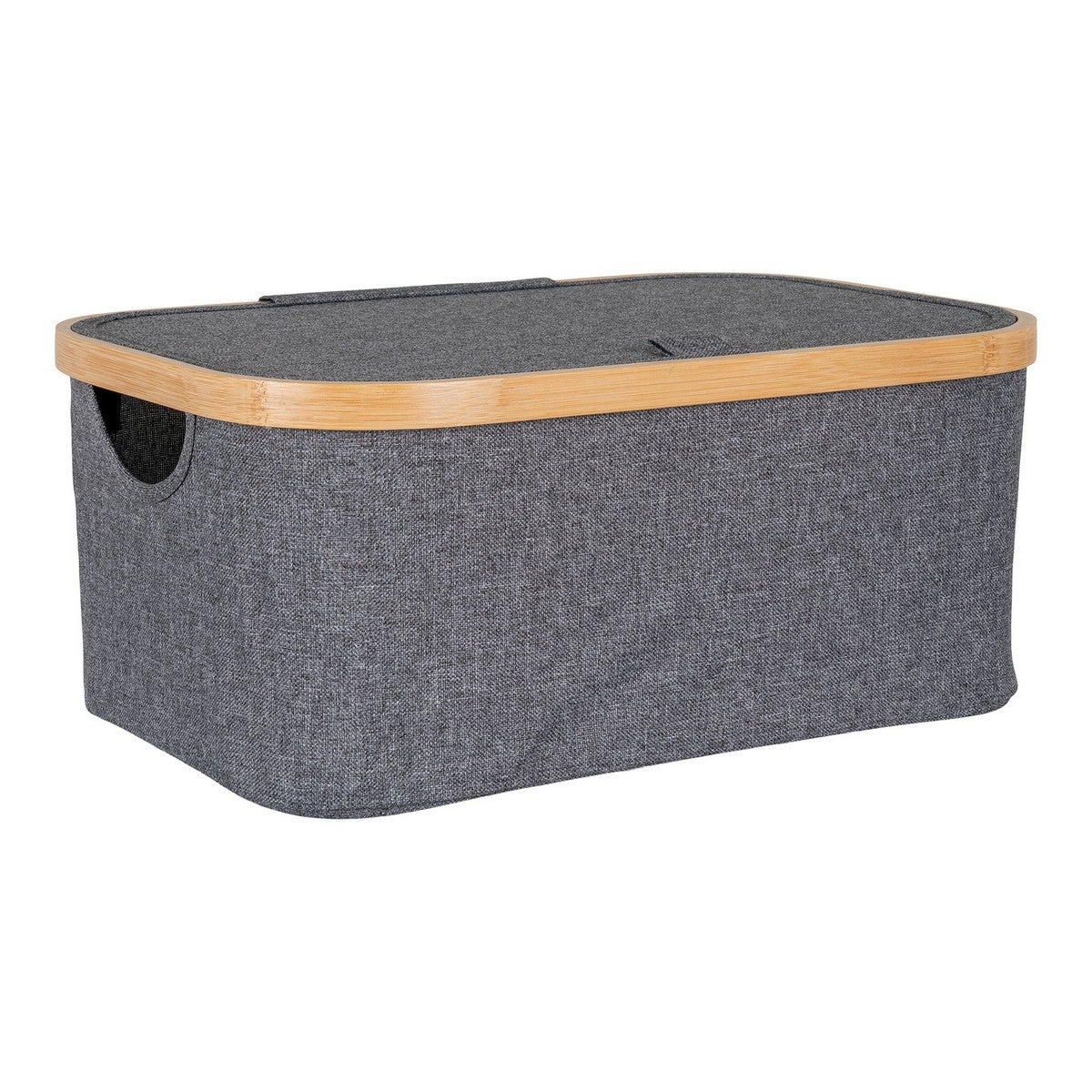 Pojemnik do Przechowywania Uwaga, Poliester, Szary, Seven Design