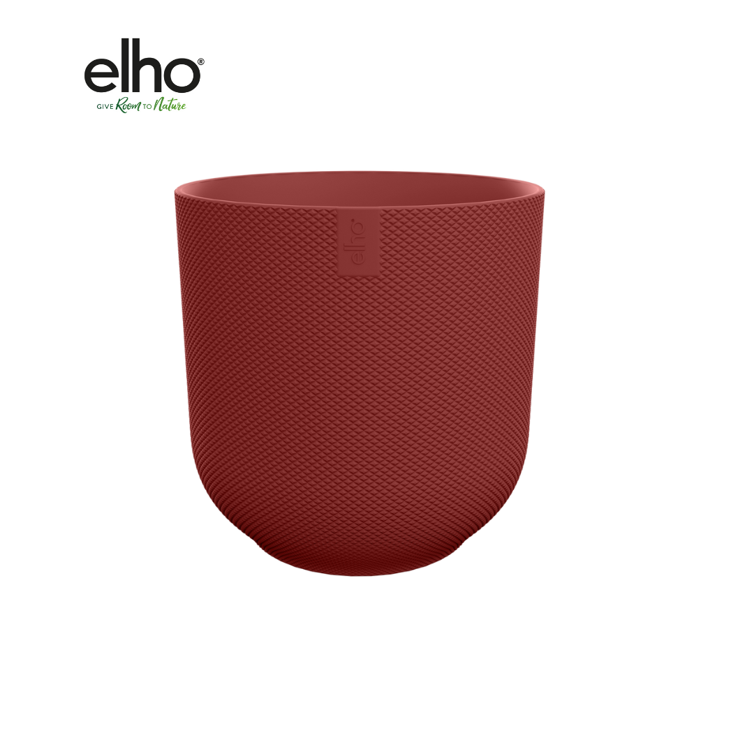 Doniczka - Jazz Round - Tuscan Red - ø14 x H13 cm – MOSELOTA