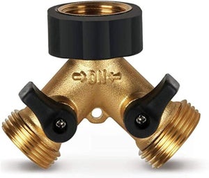 Uni-Fine Kit Connettori Rapidi Per Tubo Da Giardino In Ottone, 4 Pezzi, 3/4", Adattatori Maschio/Femmina, Guarnizioni Incluse - 5