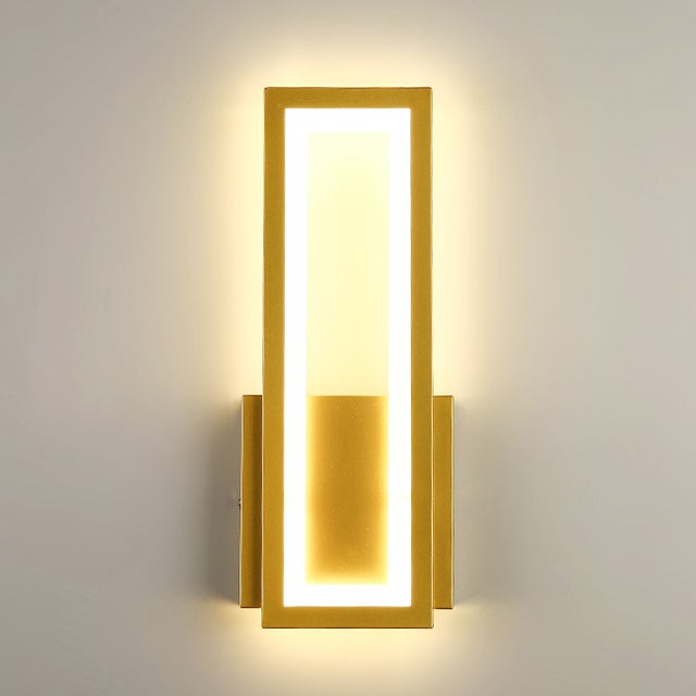 Kinkiety LED, Nowoczesna lampka nocna, Kinkiet LED, Oświetlenie dekoracyjne do wnętrz, Ciepłe światło 3000K