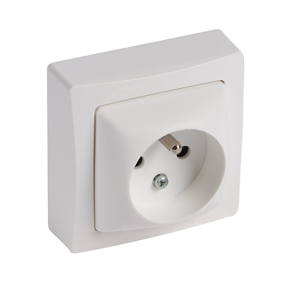 Prise 2 x 2P+T - Appareillage saillie composable - Complet - 4