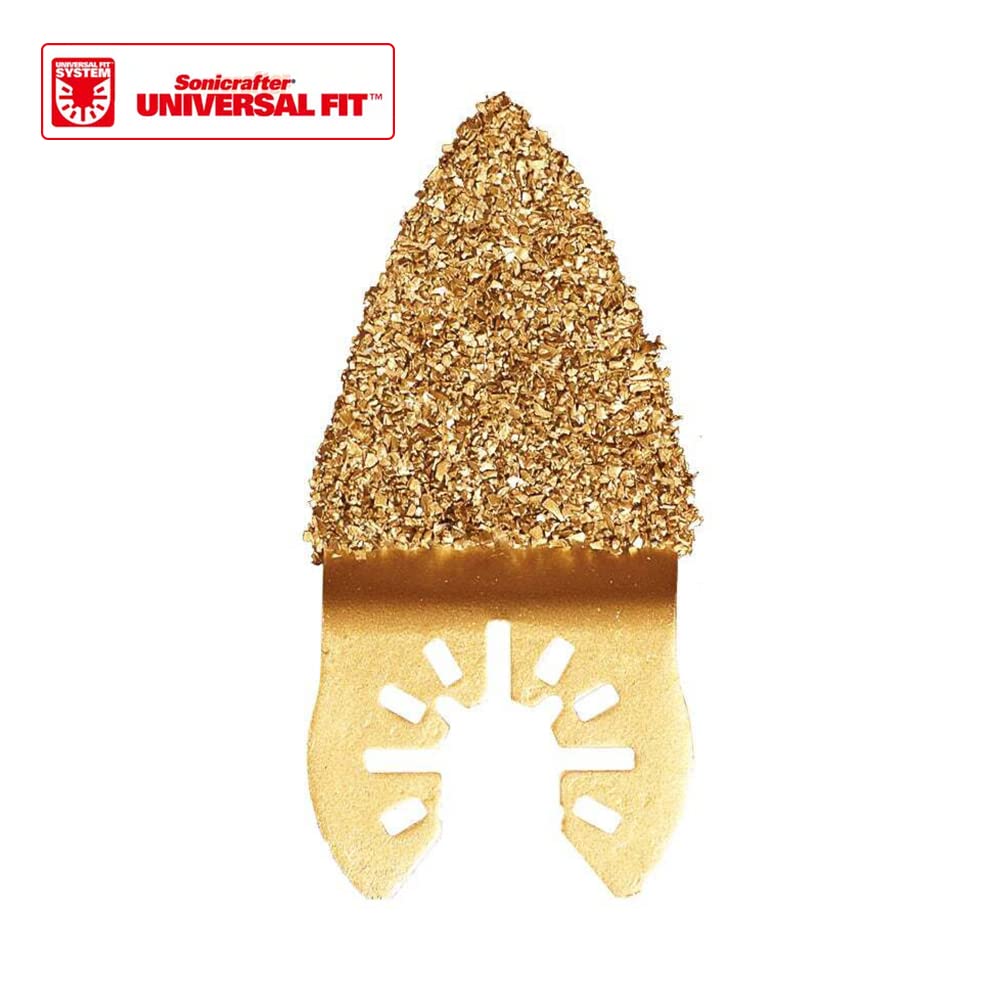 Feuille abrasive en carbure Delta WA4967 pour outil multifonction Sonicrafter, pour le raclage et le dégrossissage de matériaux durs - Worx - 2