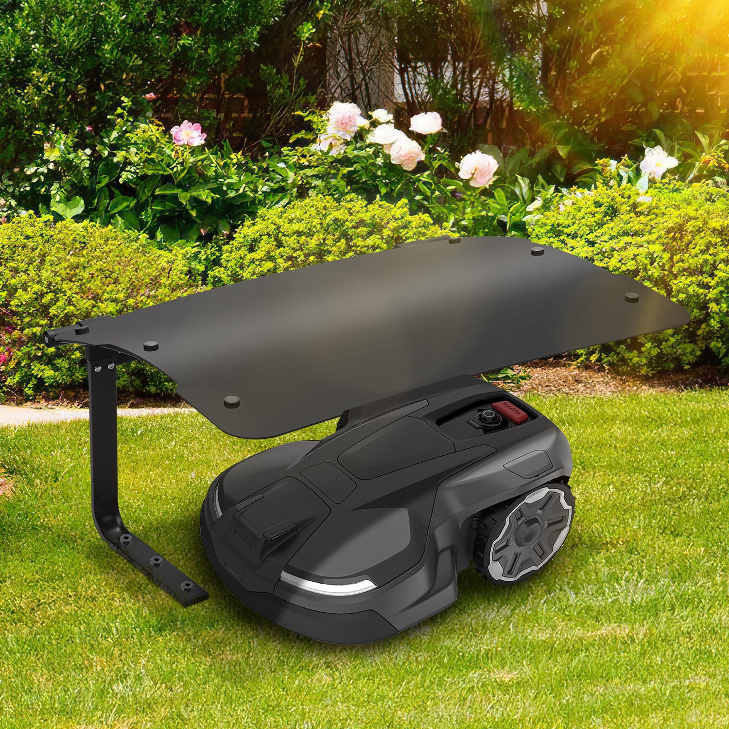 Teli Di Protezione Per Tosaerba Tosaerba Garage, Robotizzato Carport Copertura Protettiva Del Tetto Protezione Dalla Pioggia E Dai Raggi Uv 103x77x455cm Tipo A 63917460 - Foto 6