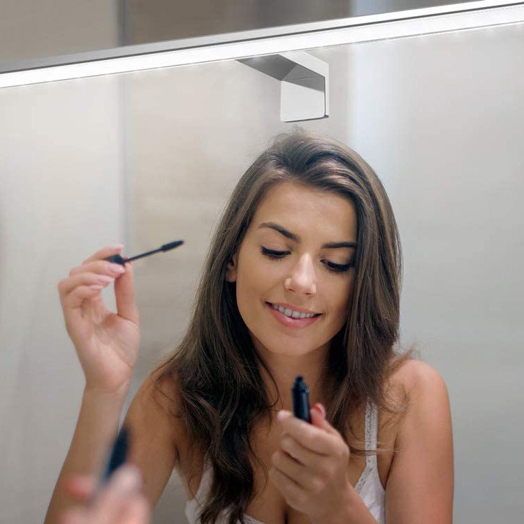 Lumière de miroir avant LED pour salle de bain IP44, éclairage d'armoire murale 6W, lumière blanche pour miroir de salle de bain, 30cm - 8