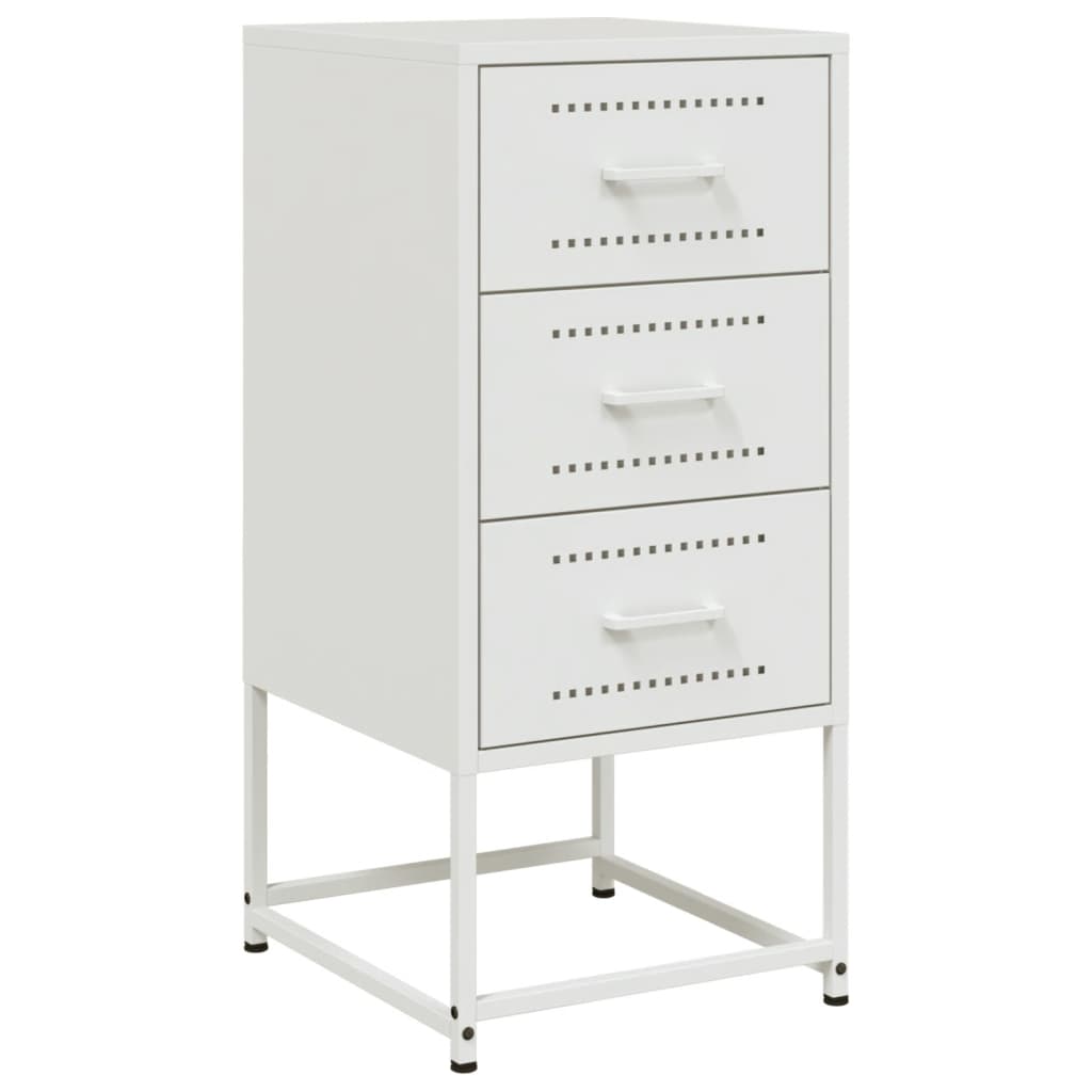 Table de chevet Enton, 20x59.5cm avec 1 porte, Blanc/Sonoma, Vicco - Maison