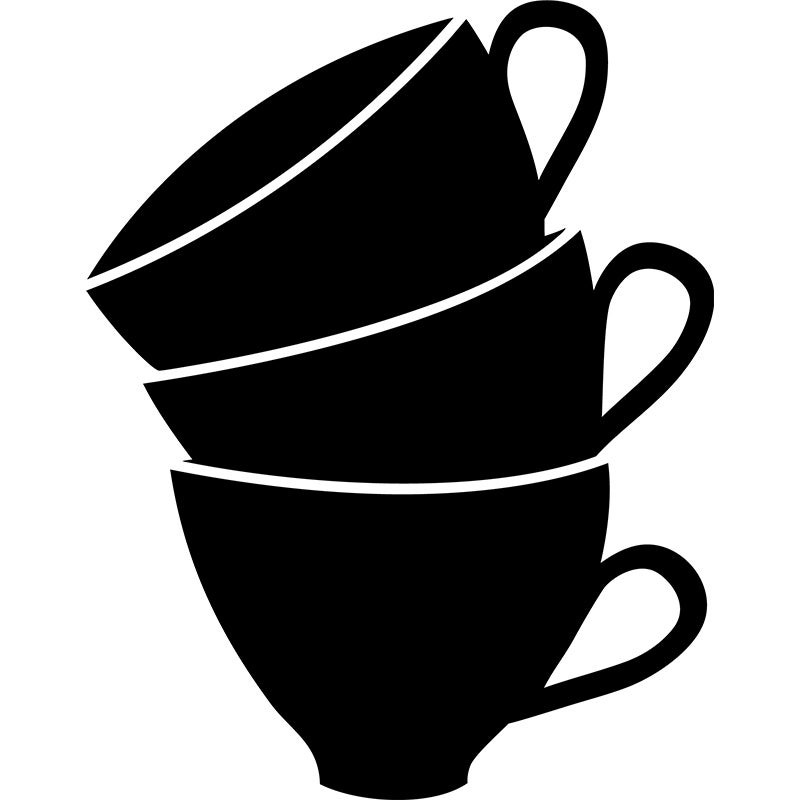 Adesivo ardesia Coppe Lot - Sticker adesivo - adesivi murali - 105x85cm - 2