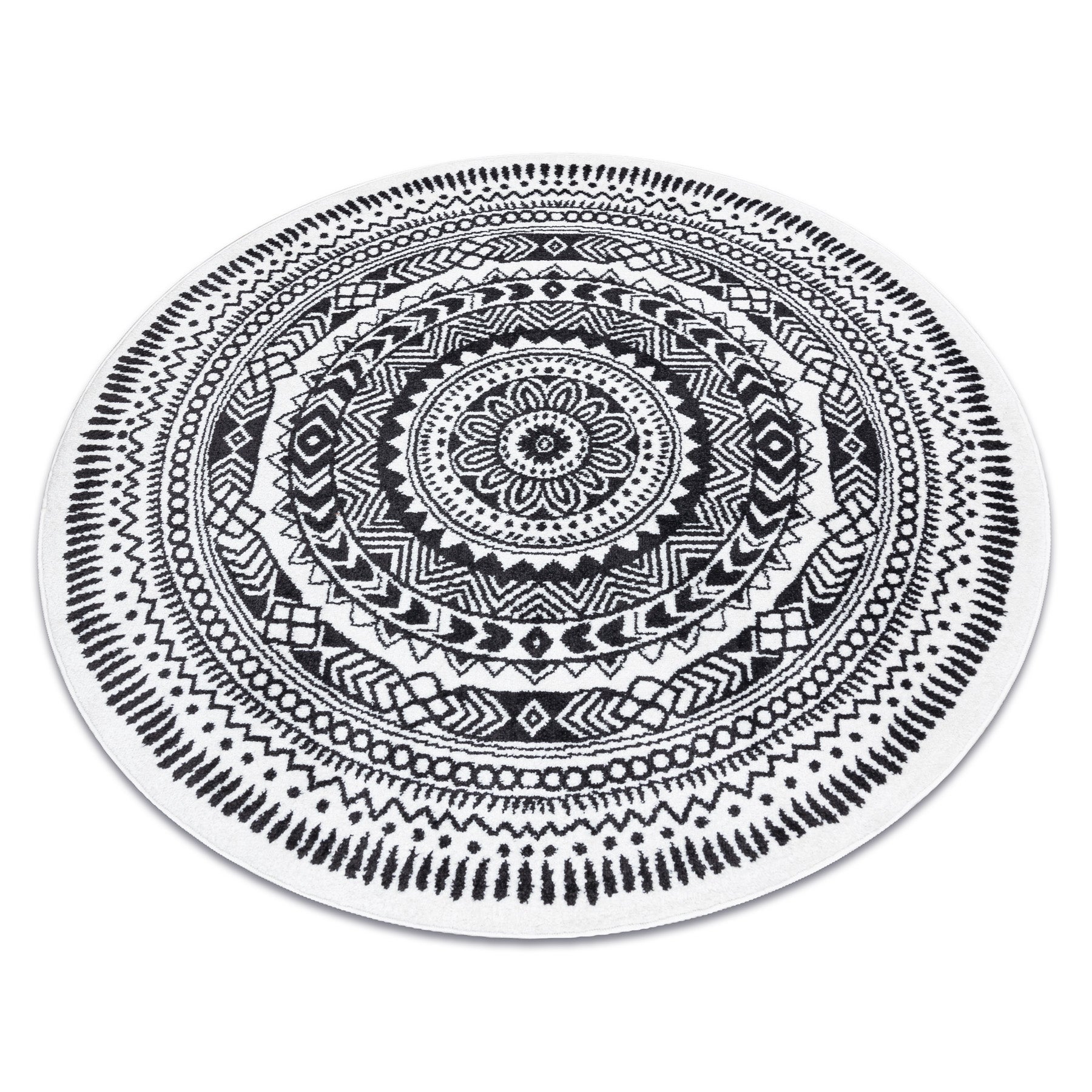 Dywan FUN Napkin serweta koło - szary koło 100 cm