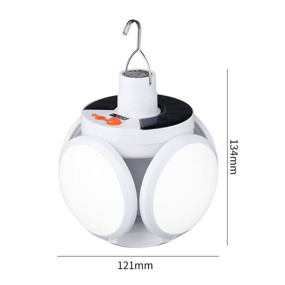 Lanterne Solaire LED Rechargeable 3000 MAh – Pliable, 5 Modes, Télécommande, IPX6, Éclairage 360° – Camping, Urgence, Terrasse