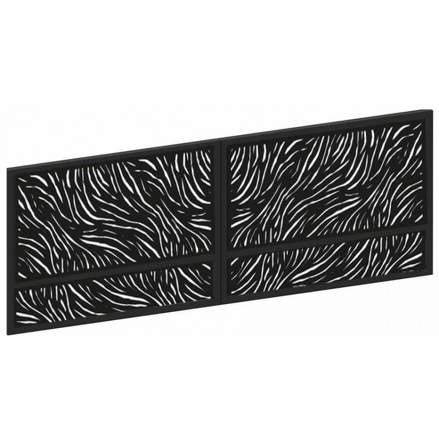portail-en-acier-km1272-couleur-noir-dimensions-400-x-150-cm