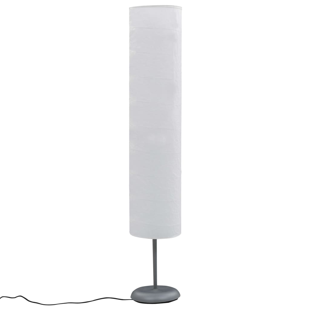 vidaXL Lampadaire avec support 121 cm Blanc E27 - 8