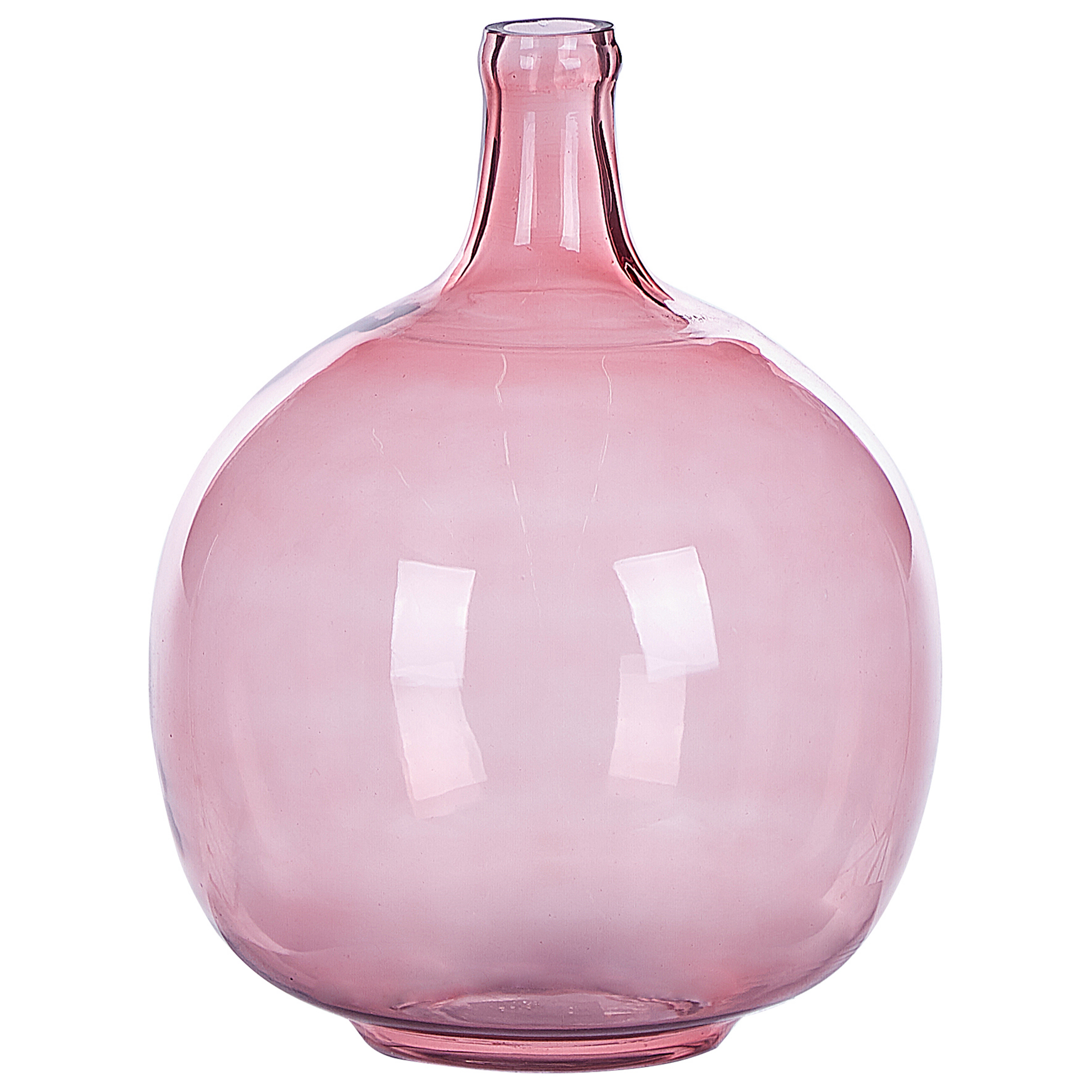 31 Cm Roses Vase décoratif CHAPPATHI Verre 31 cm Rose | Leroy Merlin