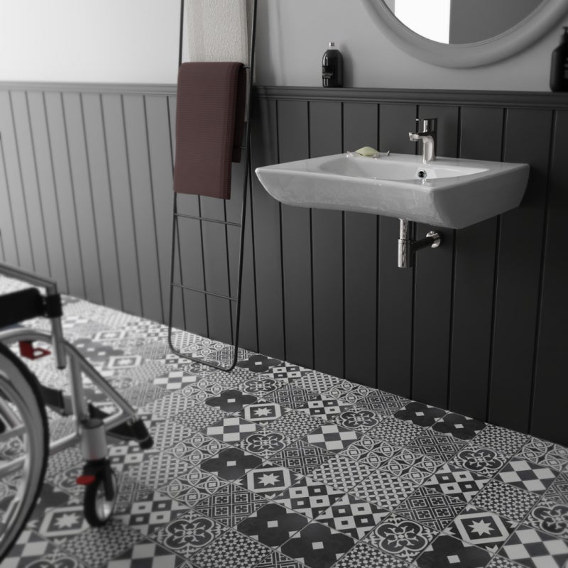 Lavabo ergonomique PMR 66 cm - 4