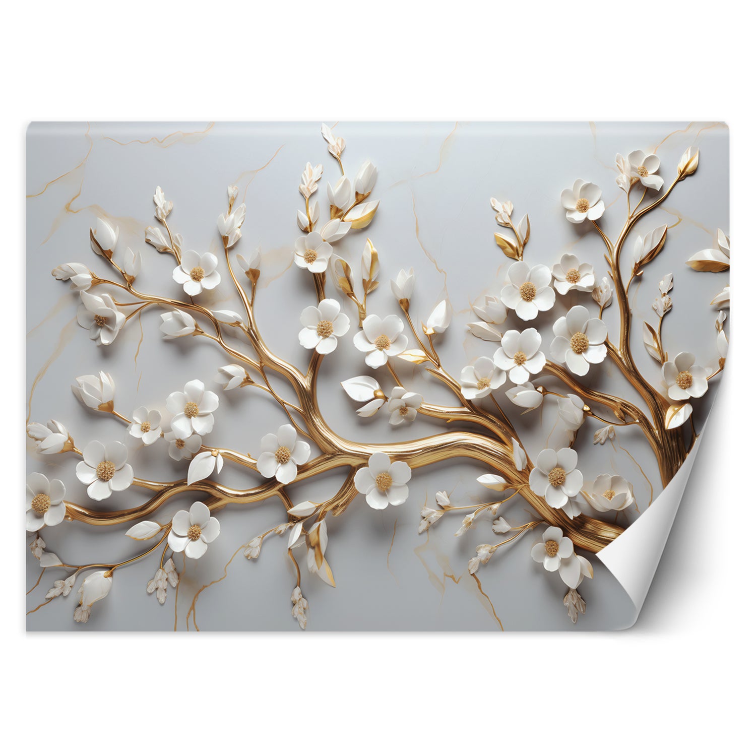 Fototapeta, Kwiat magnolii glamour 150x105