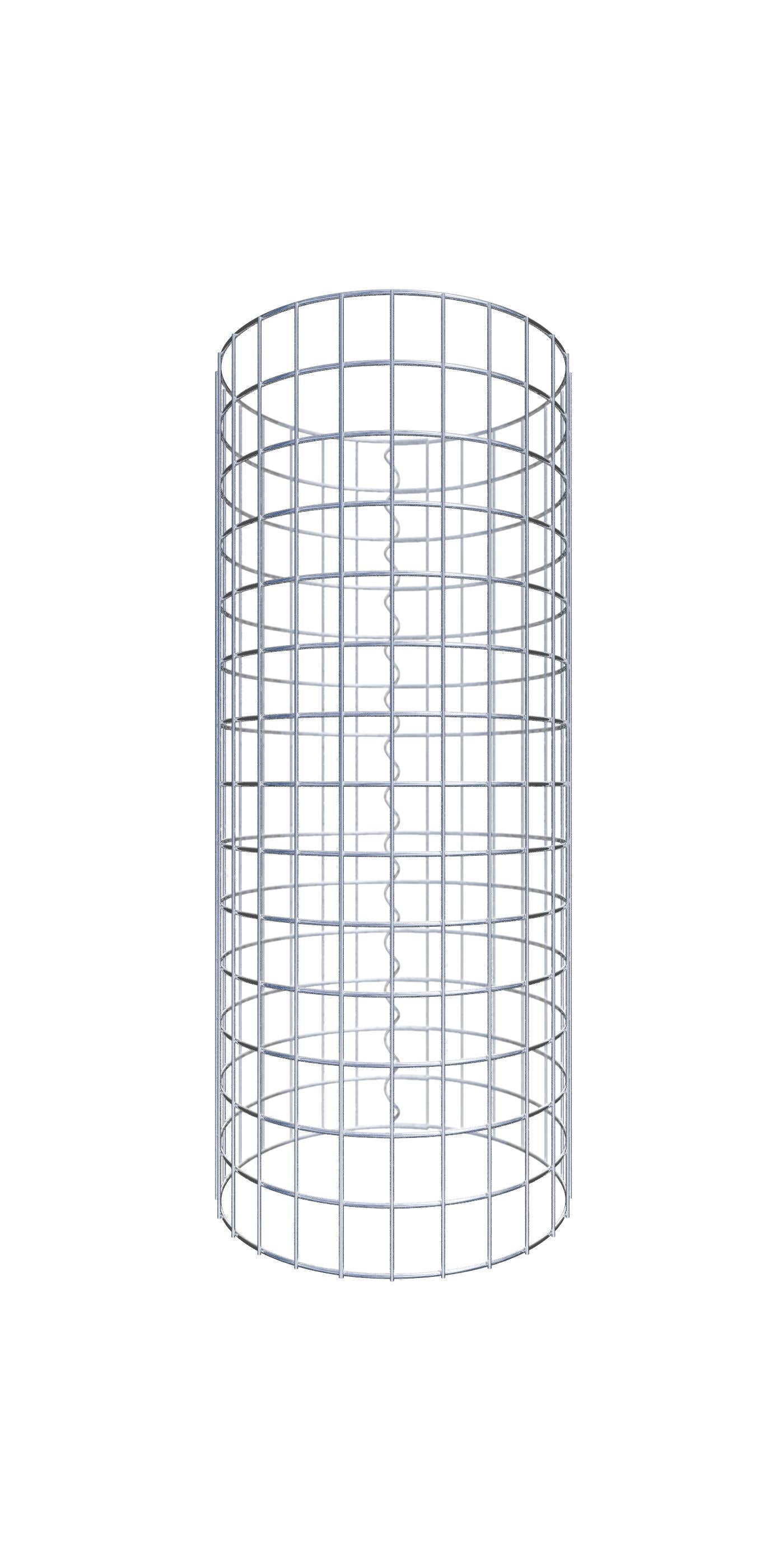 Kolumna gabionowa średnica 42 cm MW 5 x 5 cm okrągła - wysokość: 70 cm