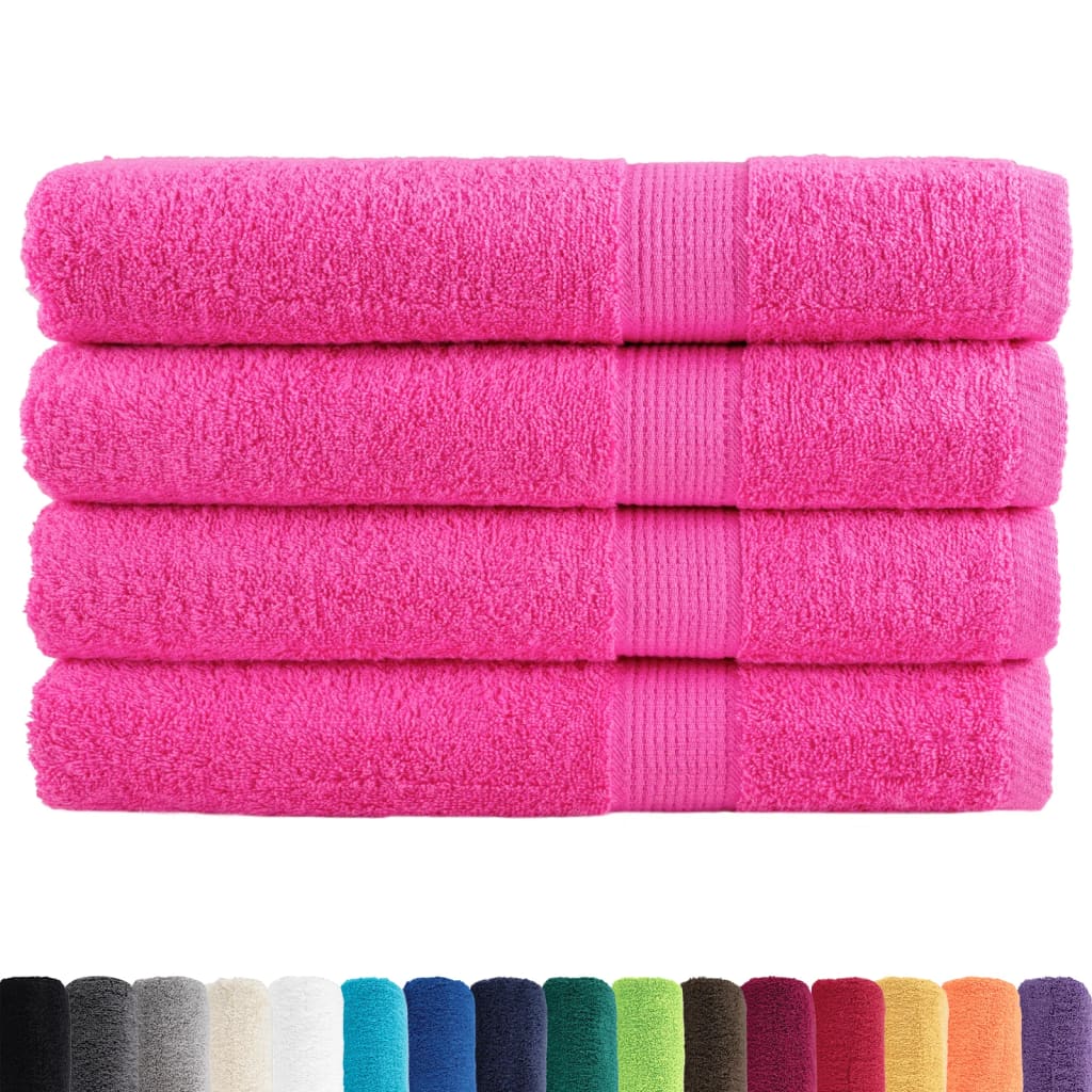 ALCLEAR - Set di asciugamani premium in spugna, disponibili in 6 colori e 5 dimensioni, composto da 2 asciugamani da 50x100 cm, color jeans blu - standard Oeko-Tex 100