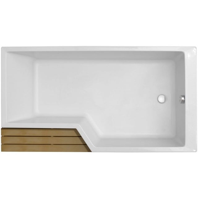 Baignoire bain douche NEO compact 150x80 tête à droite C - JACOB DELAFON - E6D119R-00