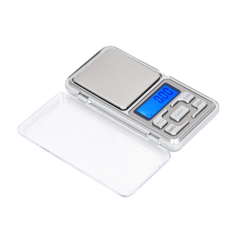 Balance électronique mini, Haute précision multifonctionnelle avec écran LCD, Poche, Pour nourriture bijoux, 200g 0.01g - 6