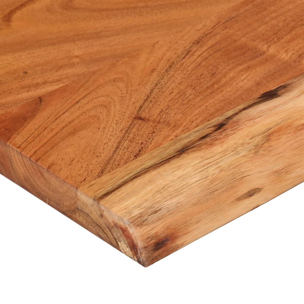 Étagère murale | Étagère flottante | Étagères de rangement rectangulaire massif acacia bordure assortie CFW62065 - 7