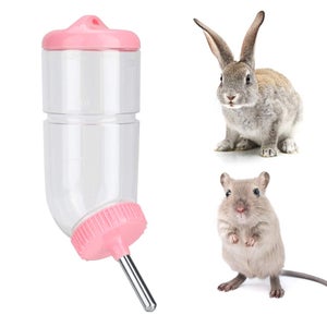 Bouteille D'eau Suspendue 125 Ml Pour Rongeurs – Distributeur Anti-fuite Pour Hamster, Lapin – Avec Bec En Acier, Graduation