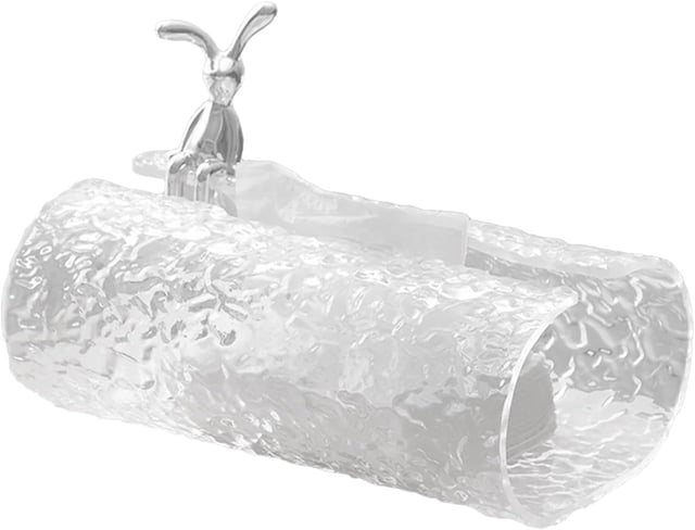 Porte-serviettes, boîte à mouchoirs multifonctionnelle à motif ondulé | Housse de boîte à mouchoirs simple et moderne