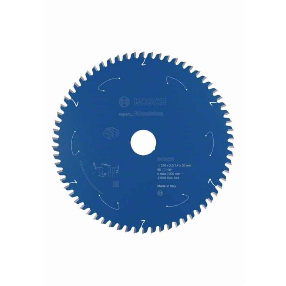 Bosch Professional Lama per sega circolare Expert for Aluminium (alluminio, 216 x 30 x 2 mm, 66 denti, accessorio per sega circolare a batteria)