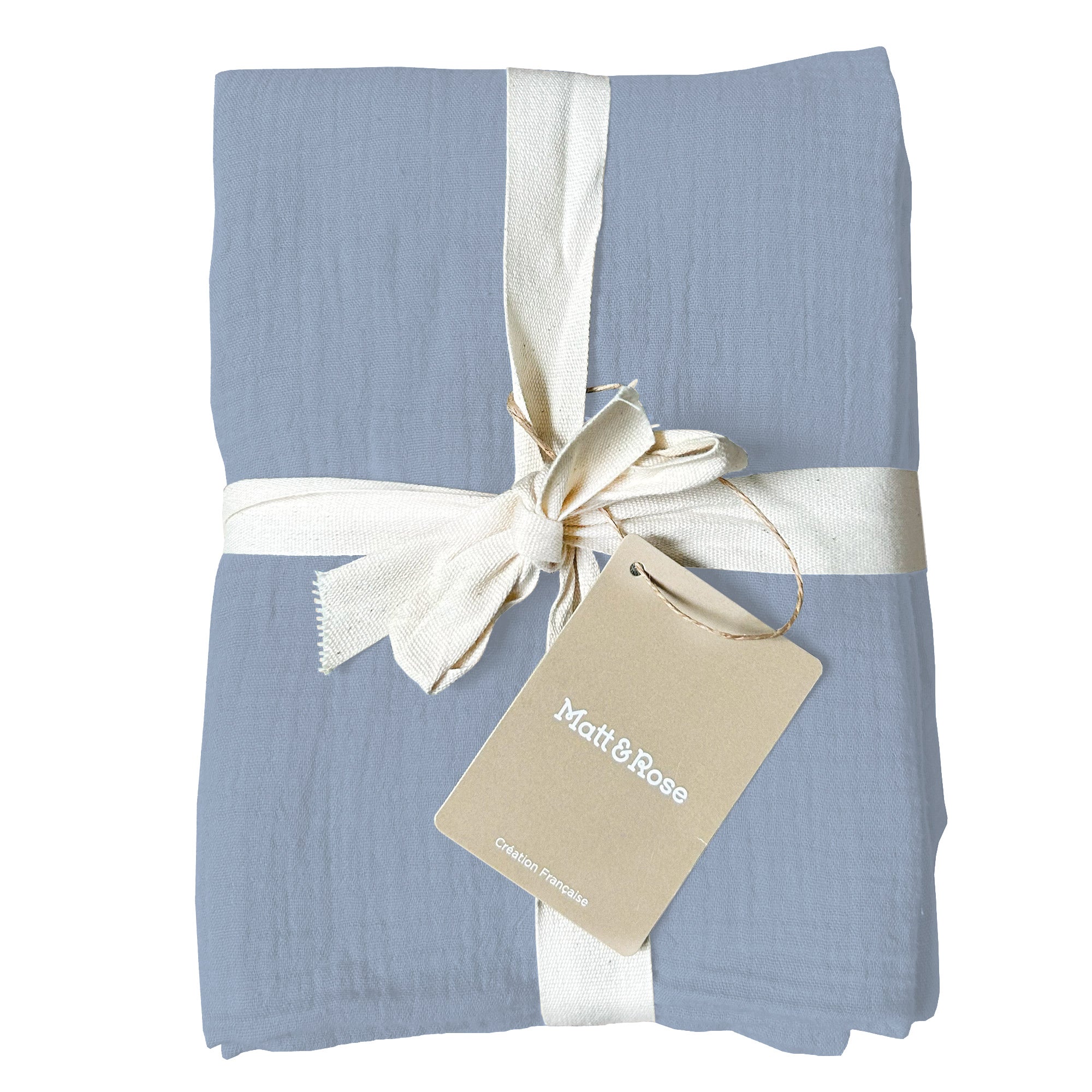 Set de 2 taies d'oreiller unies en coton, GAZE DE COTON - 3