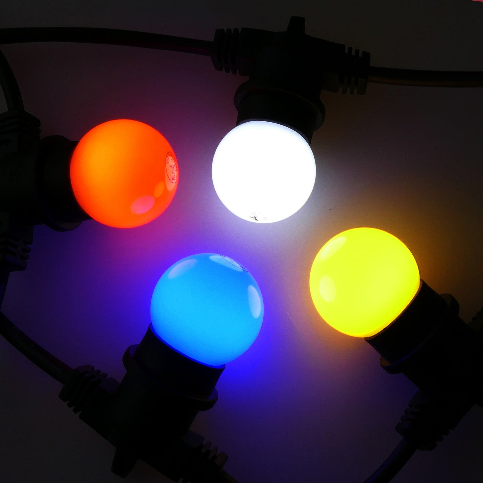 Ghirlanda allungabile per esterno IP44 di 5 lampadine E27 5m - 5