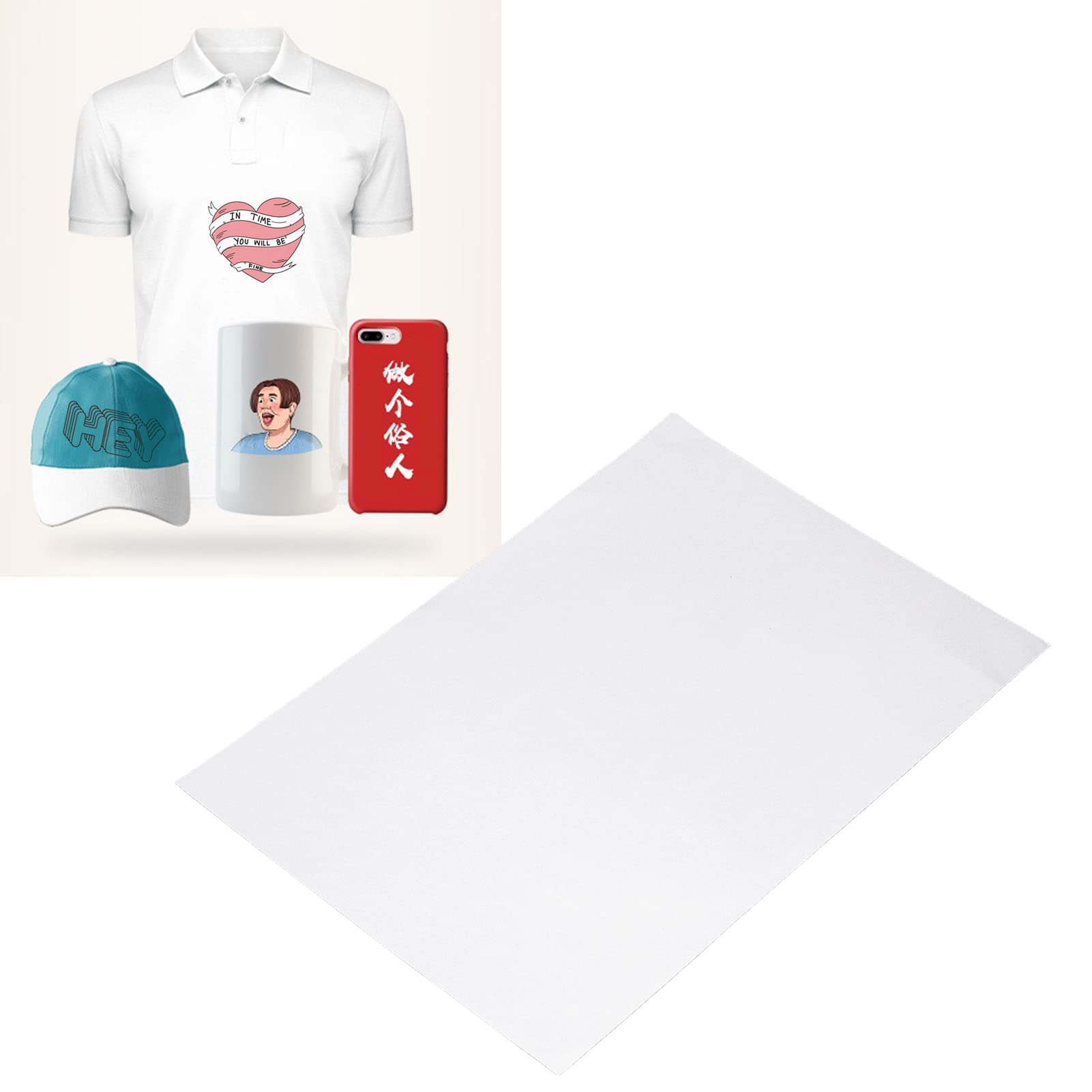 Carta Termoadesiva Per Magliette Su Tessuti Scuri - Formato A3, Facile Da Usare Con Stampa A Getto D'Inchiostro - Foto 10