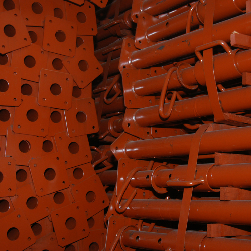 Lot de 10 Étais en acier 0.25m à 0.5m déployé Repamine - 3